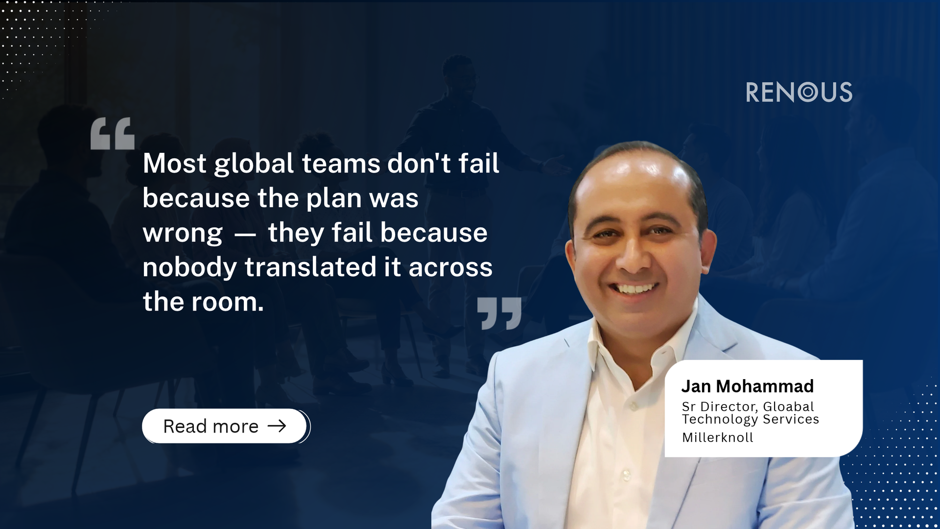 Why Culture, Not Strategy, Sinks Global Teams